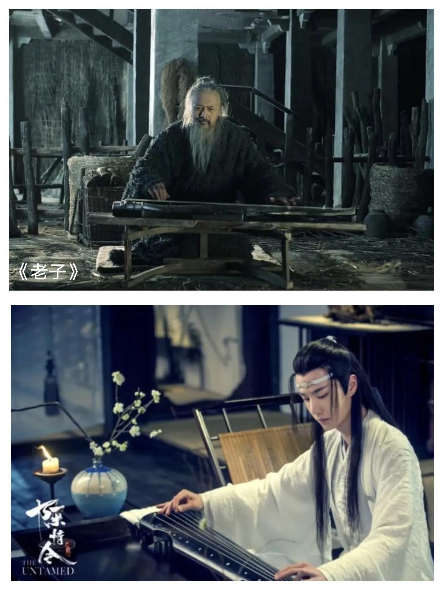 彈古琴卡通_古琴卡通_古琴卡通圖