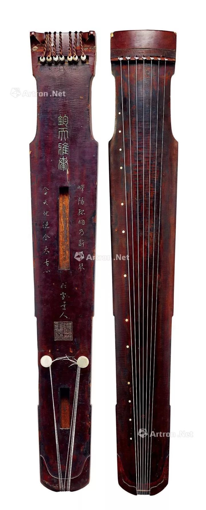 古琴形制圖譜_古琴形制對音色的影響_古琴形制