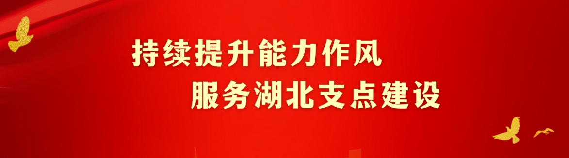 持續提升能力作風 服務湖北支點建設
